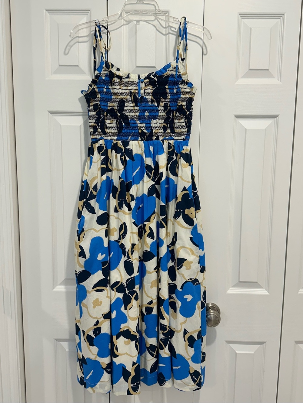 Jacquie the Label Floral Smocked Midi Dress